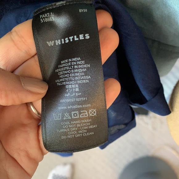 Beautiful Whistles Navy textured dress - Picture 9 of 9